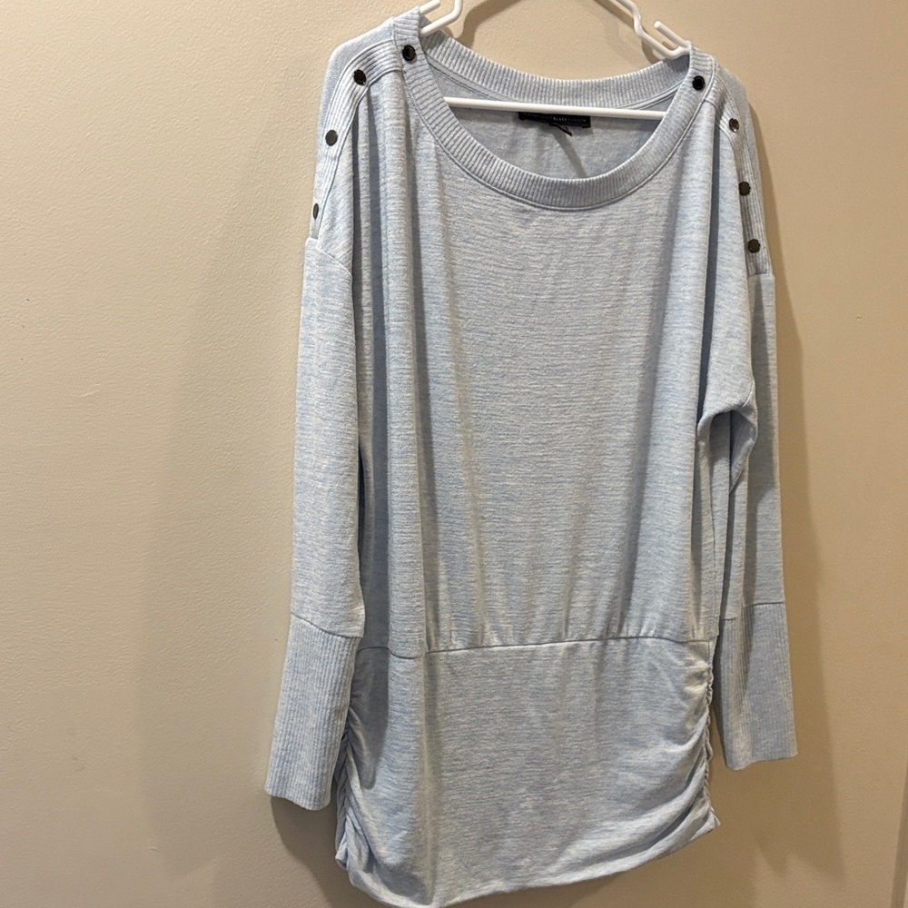 White House Black Market Light Blue Sweater - large - rouging